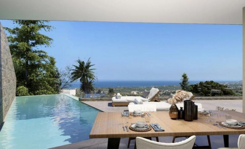 Ag. Triada bei Rethymno Kreta, Ag. Triada: Luxusvilla als Teil eines Komplexes zu verkaufen Haus kaufen